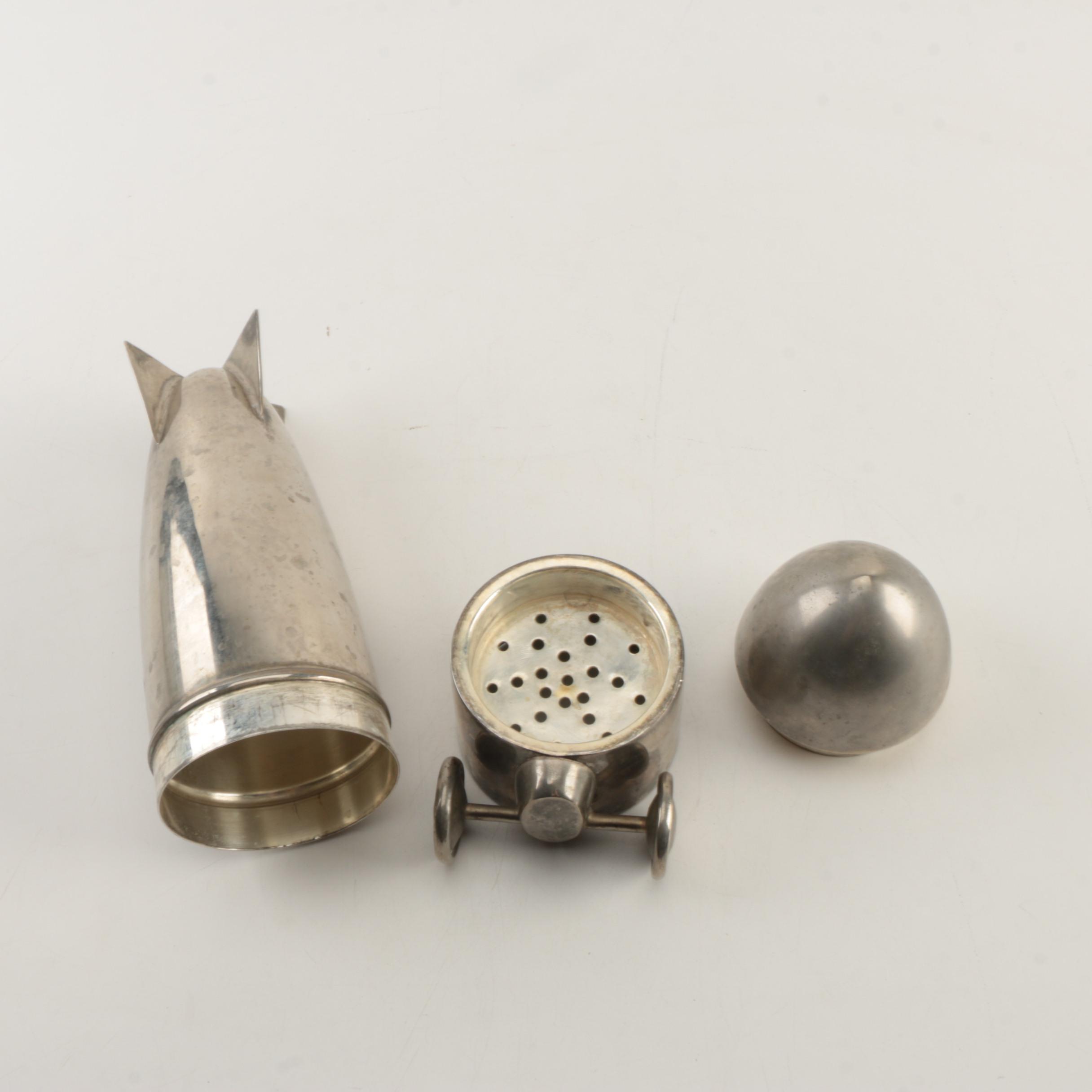 Zeppelin Airship Metal Cocktail Shaker