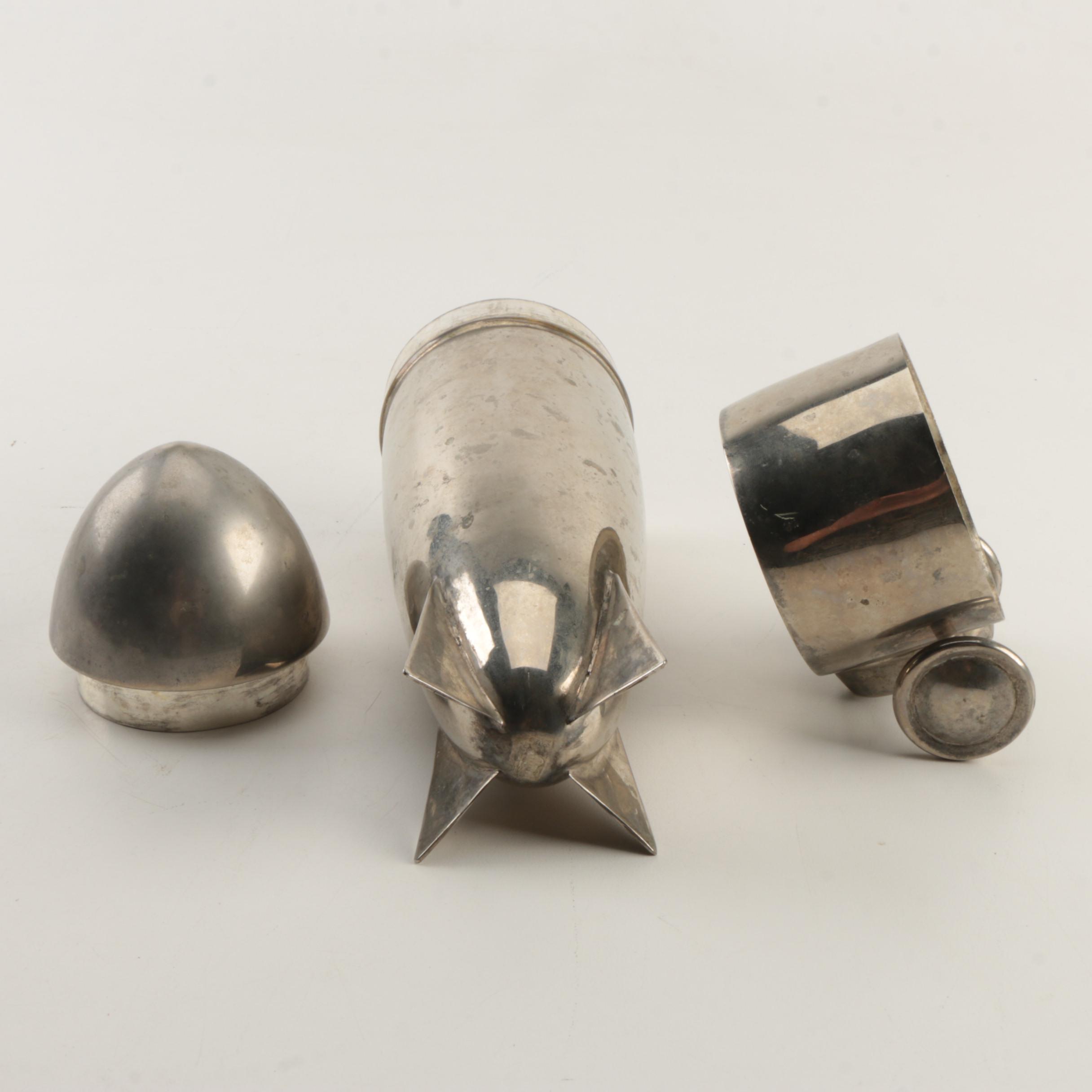 Zeppelin Airship Metal Cocktail Shaker