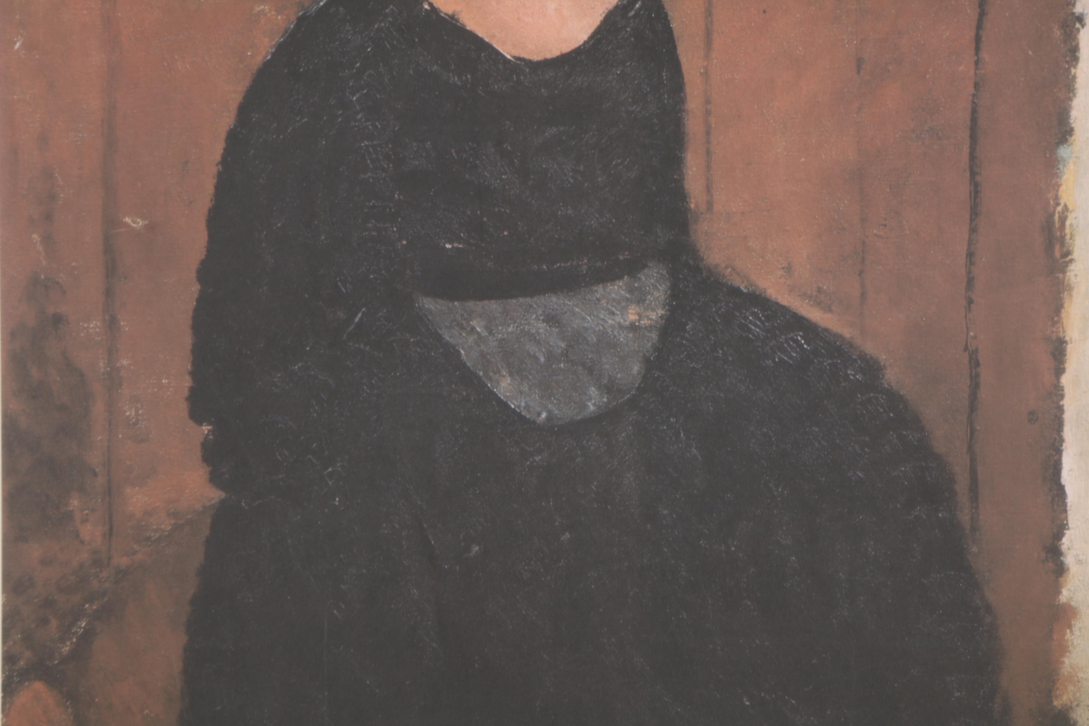 Offset Lithograph Poster after Modigliani "Marie, Daughter of the People"