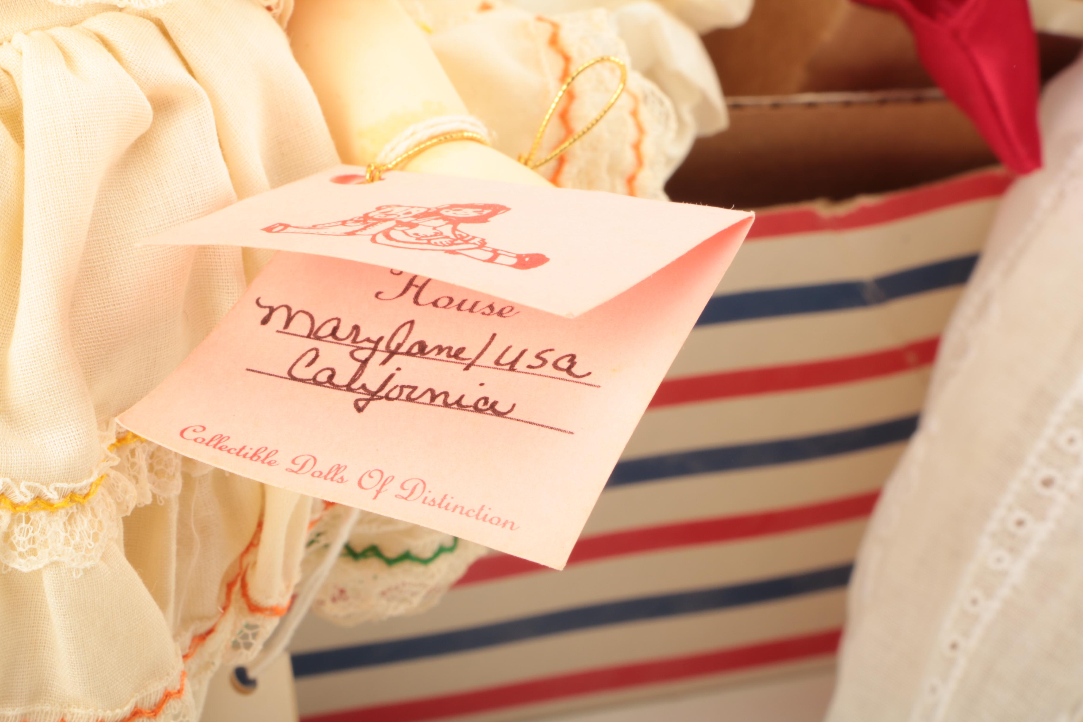 Royal House of Dolls "Mary Jane Growing up the USA" Series Dolls