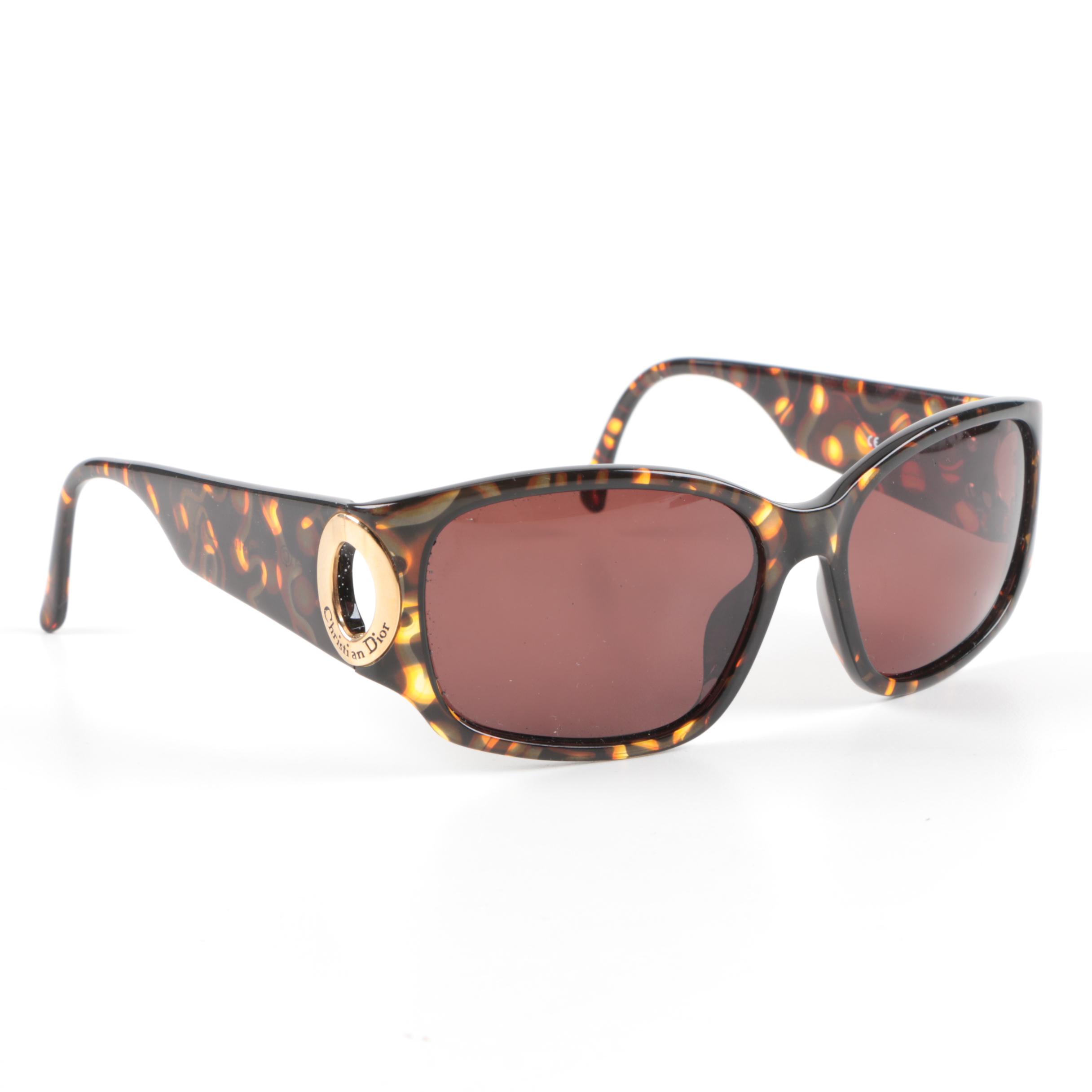 Vintage Christian Dior Orange Spot Sunglasses