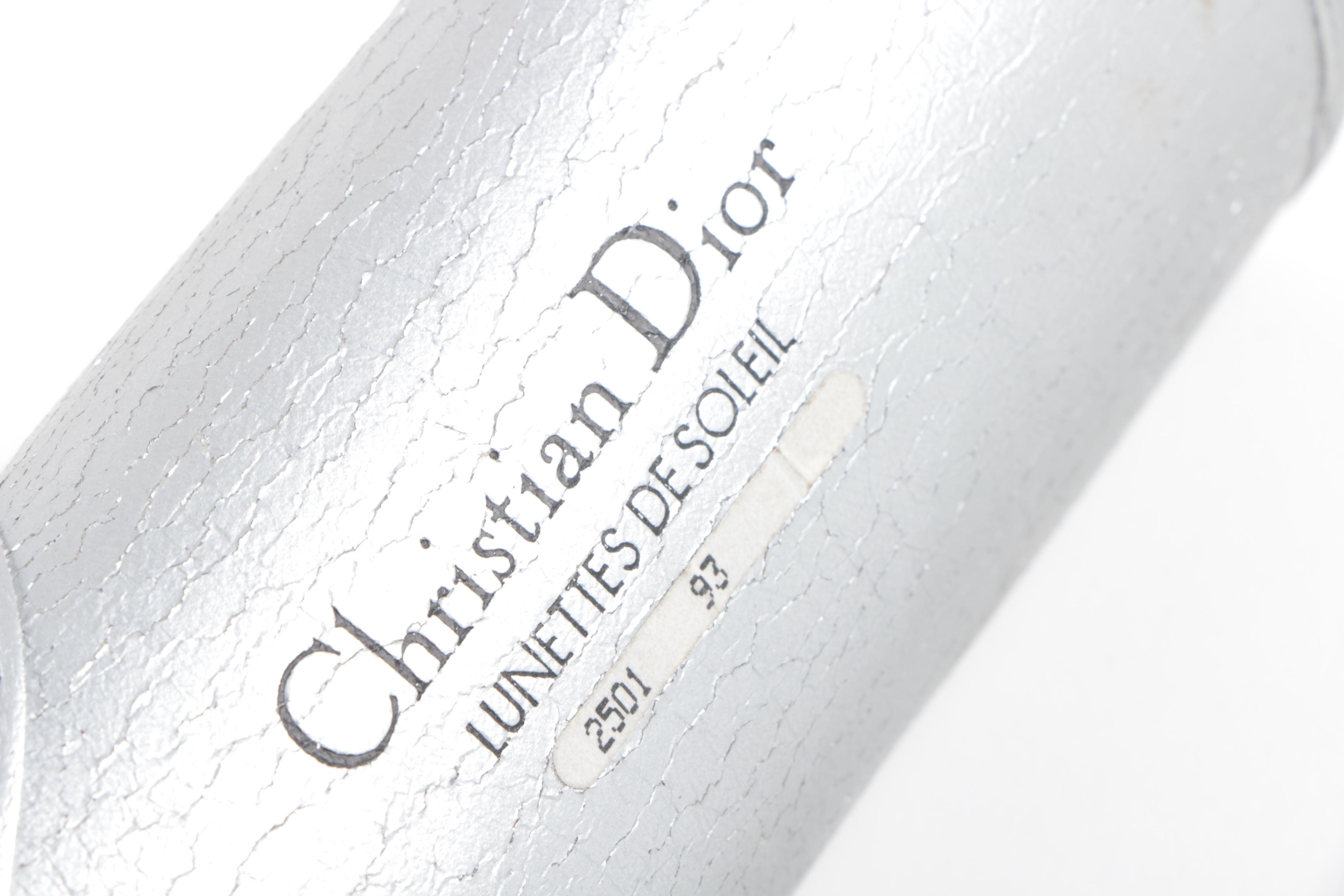 Vintage Christian Dior Orange Spot Sunglasses