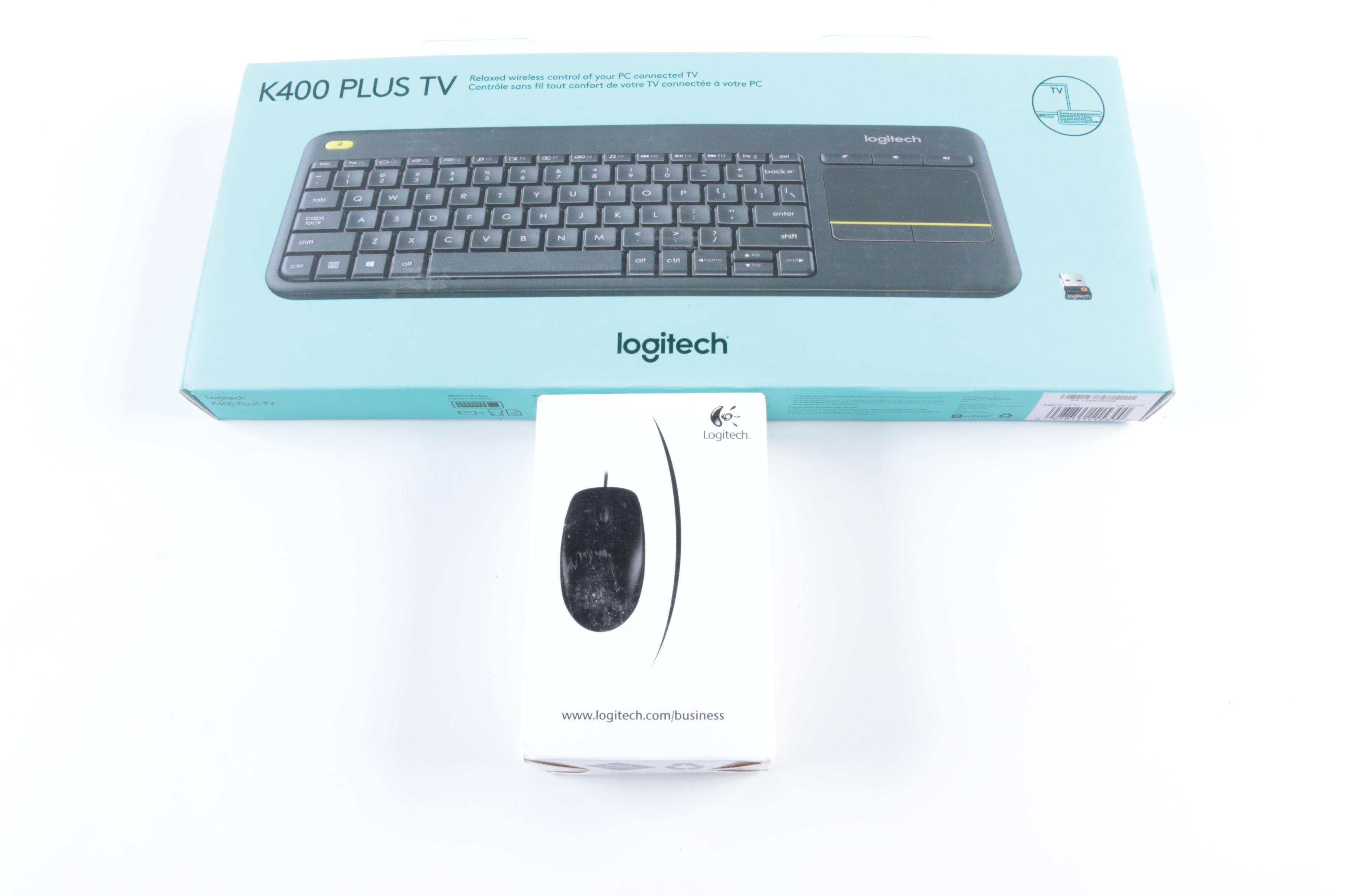 HP Chromebox Destop with Logitech Keyboard and Mouse