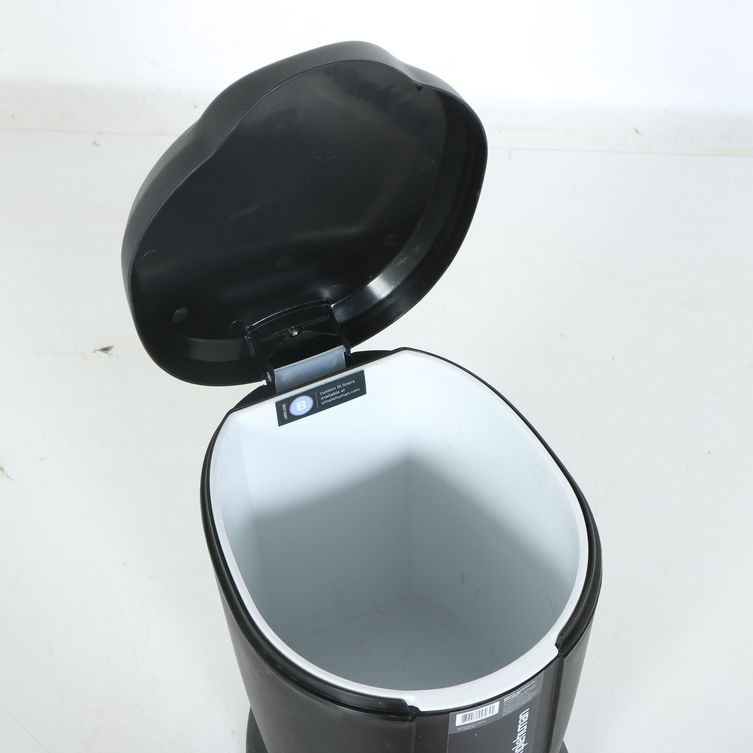 Simplehuman Trash Cans with Dust Pans and Broom