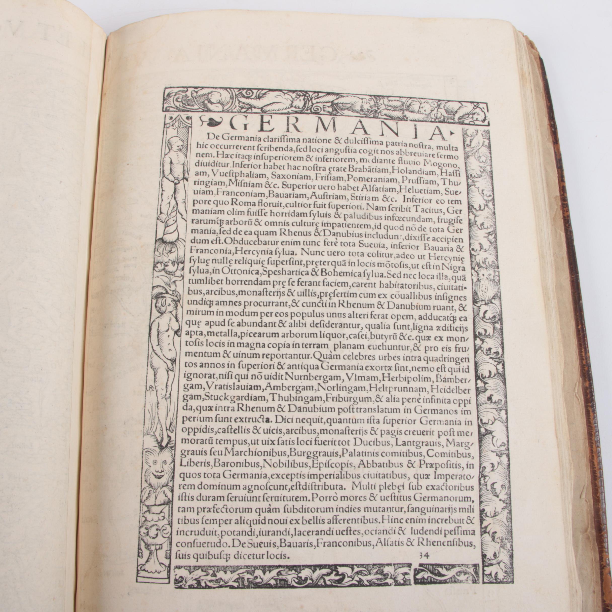 1542 Ptolemy "Geographia Universalis" Second Edition Edited by Sebastian Münster