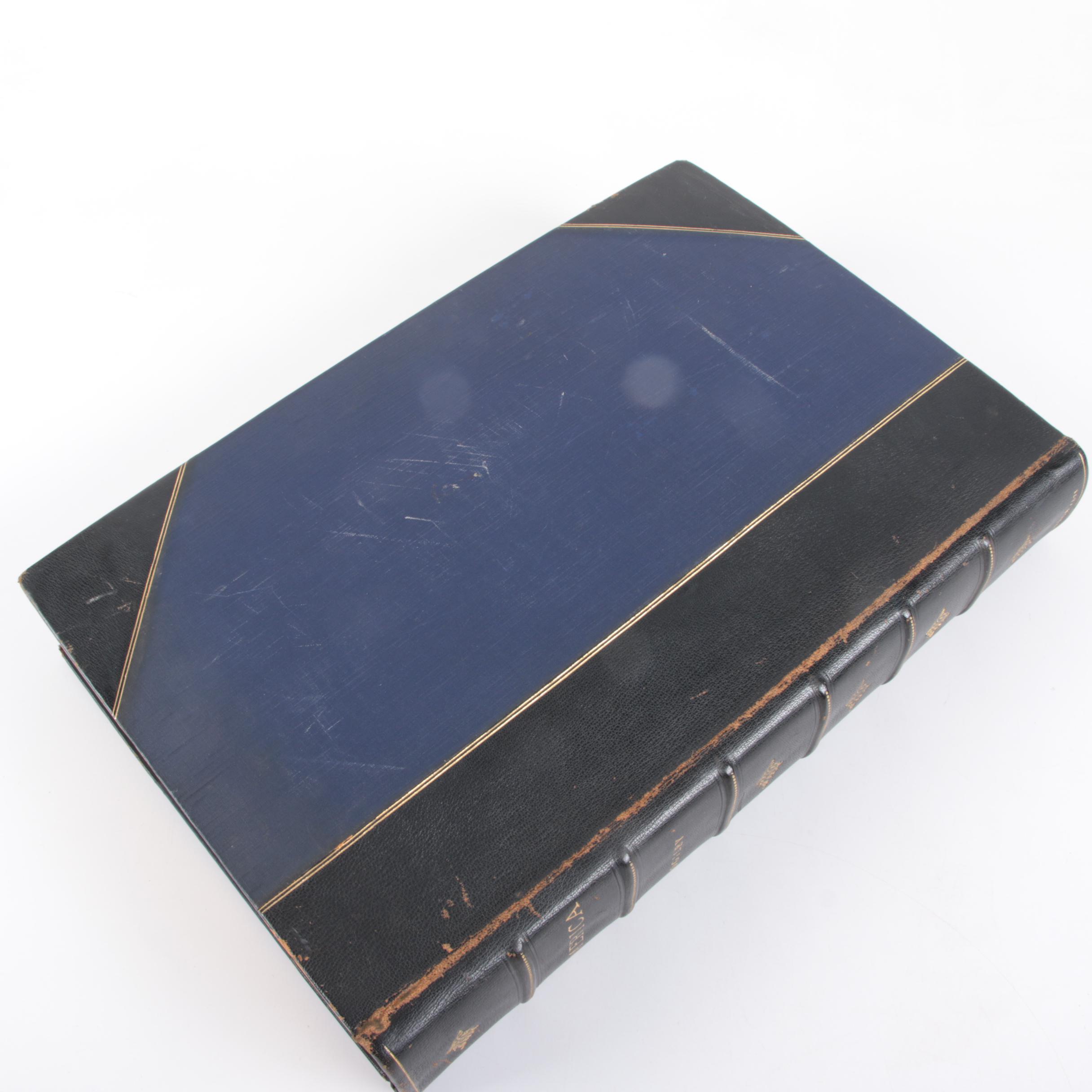 1671 "America" Book with Illustrated Maps by John Ogilby