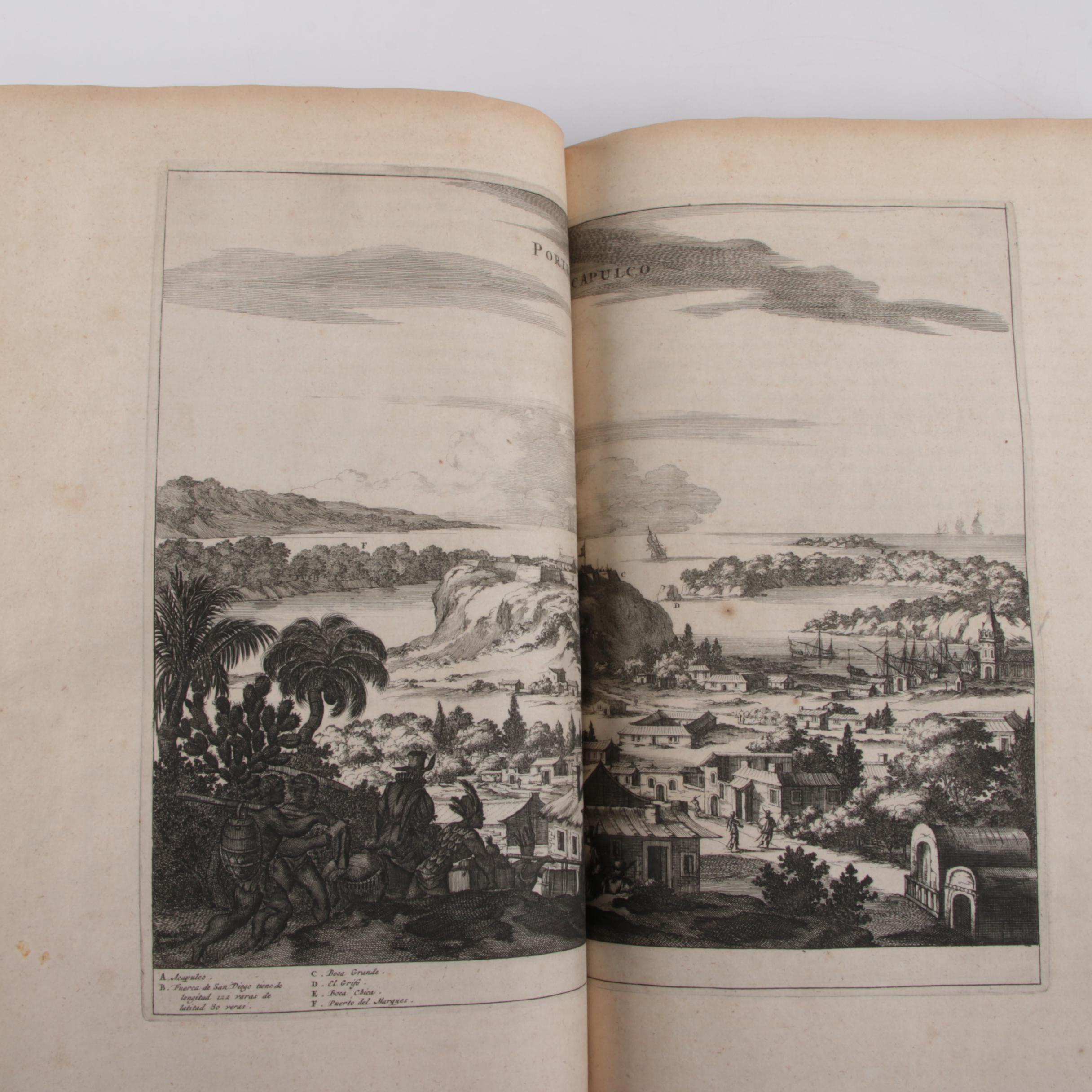 1671 "America" Book with Illustrated Maps by John Ogilby