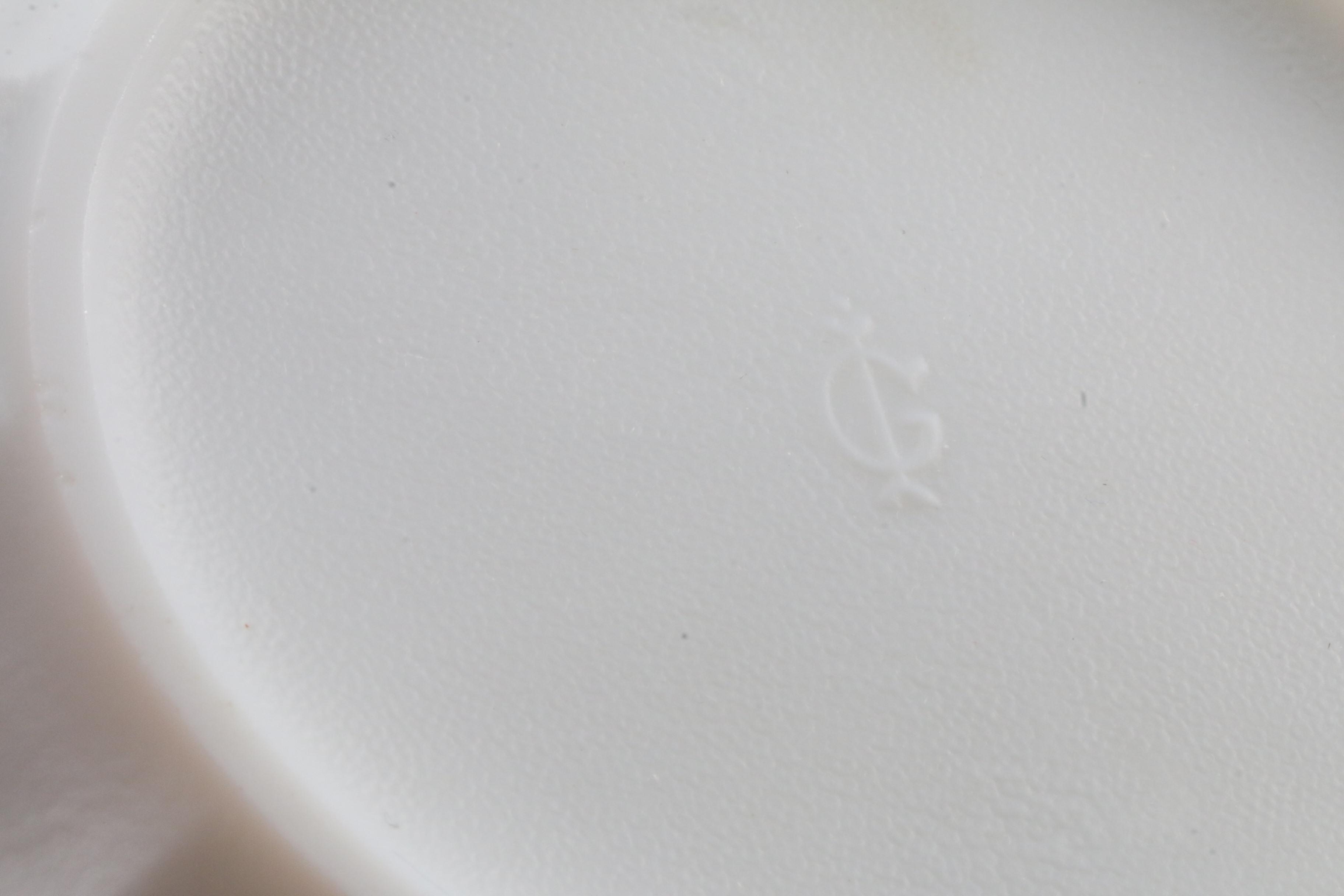 Vintage Imperial Glass "Star Holly" Milk Glass Salad Plates