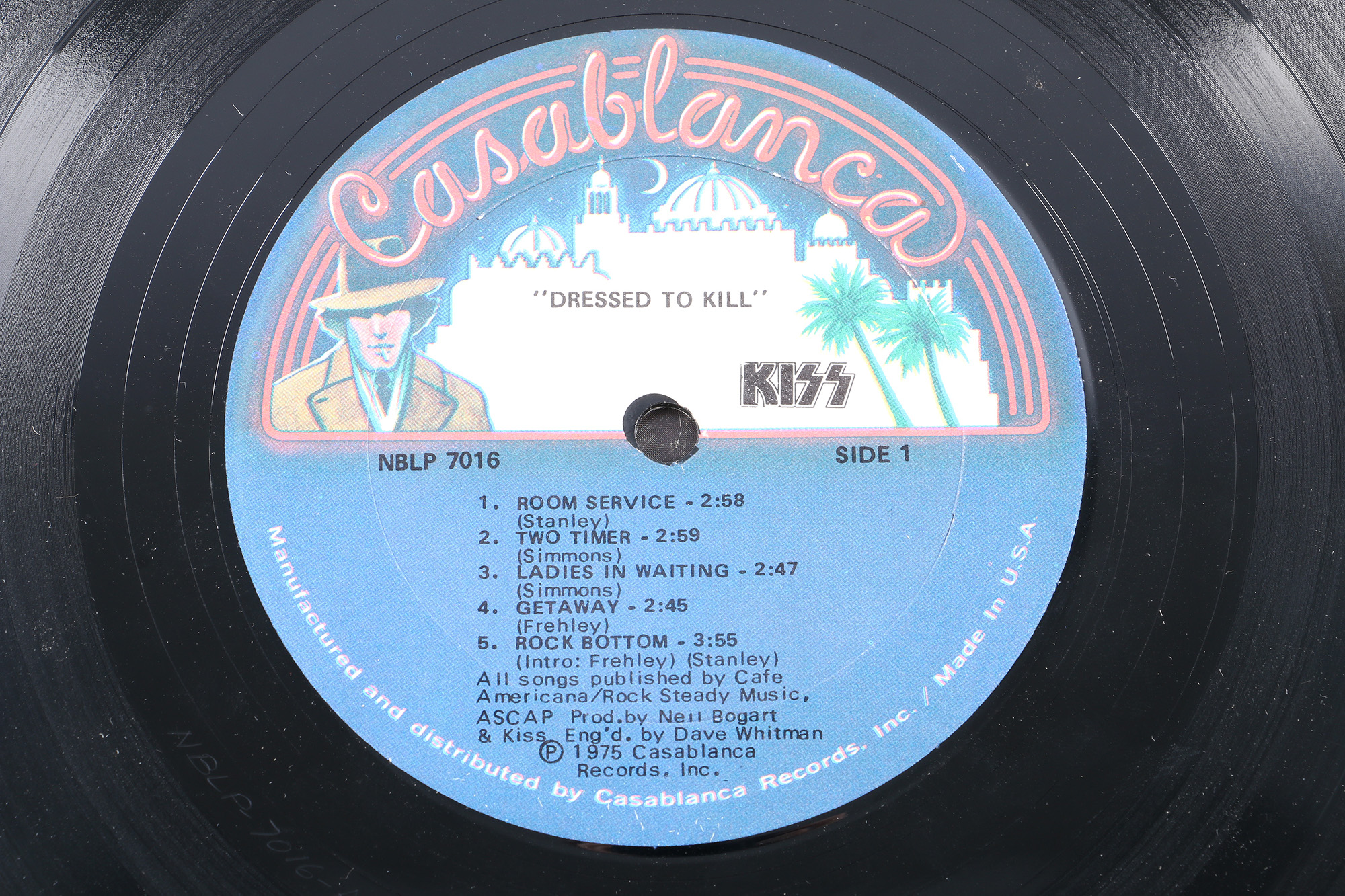 KISS "Dressed To Kill" Original US Pressing LP With Label Variation