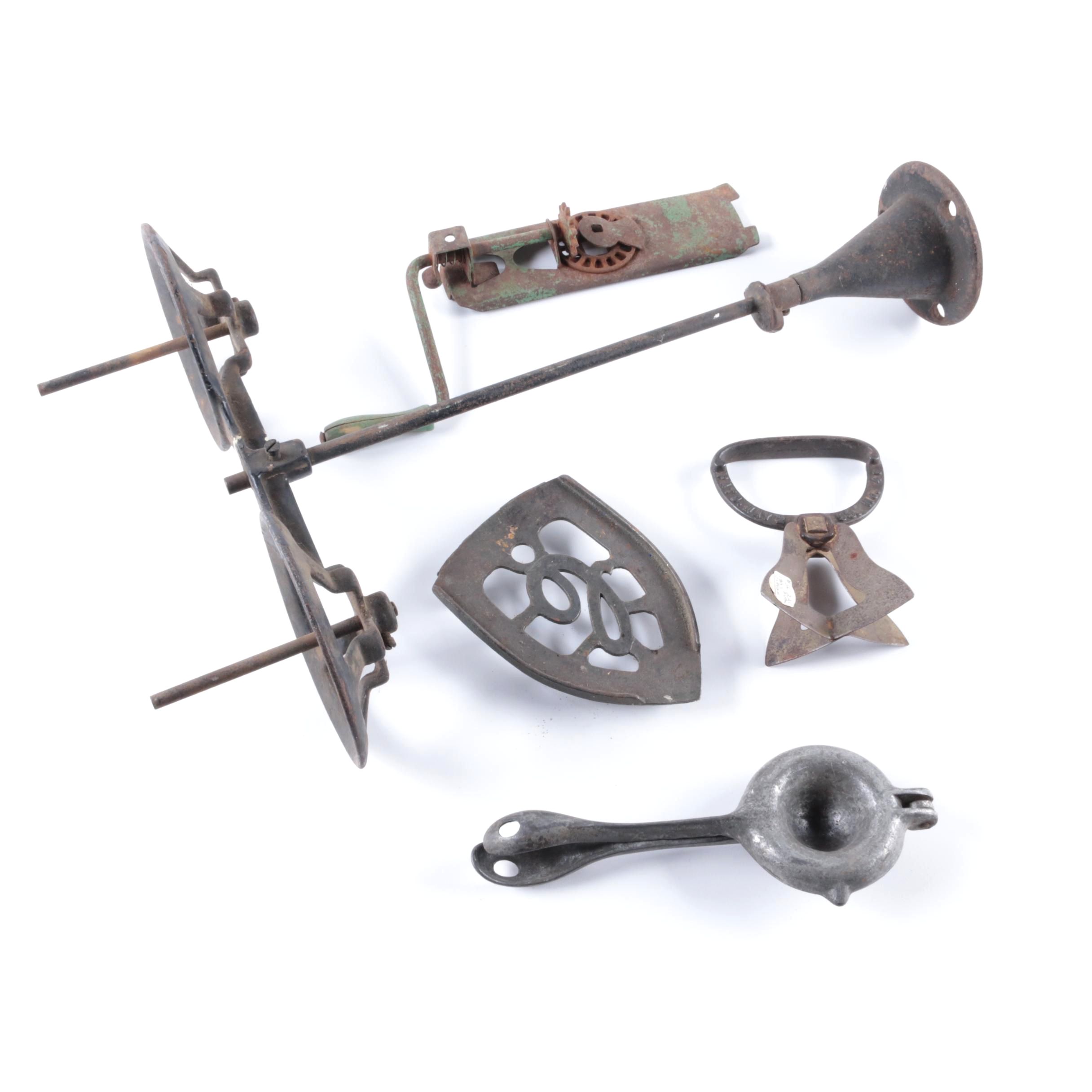 Antique Cast Metal Utensils