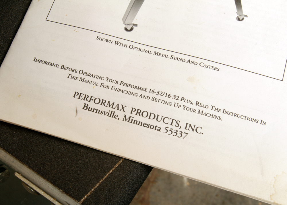 Performax 16-32 Plus Drum Sander