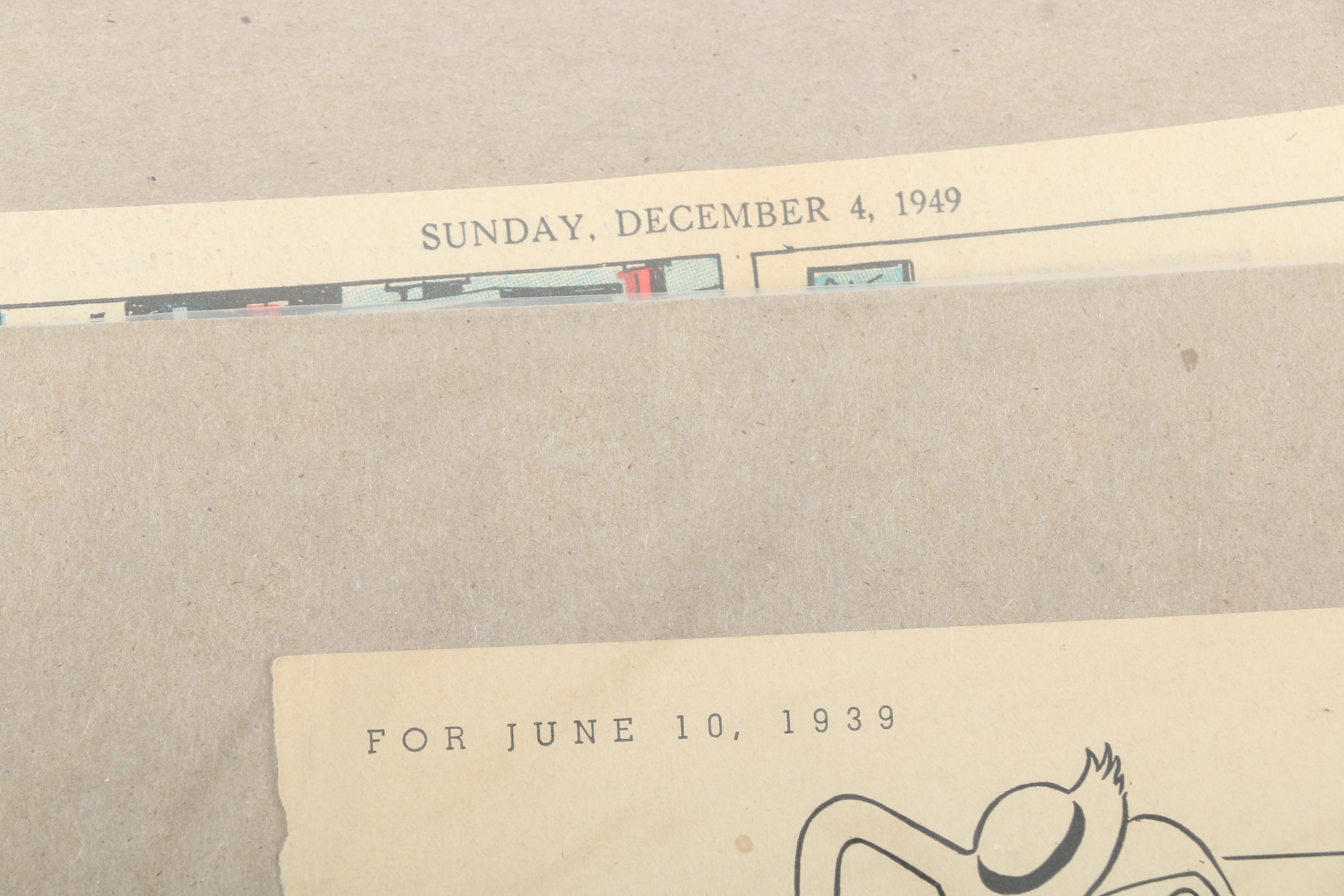 1930s–1950s Car Advertisements, Newspaper Comics and Other Ephemera