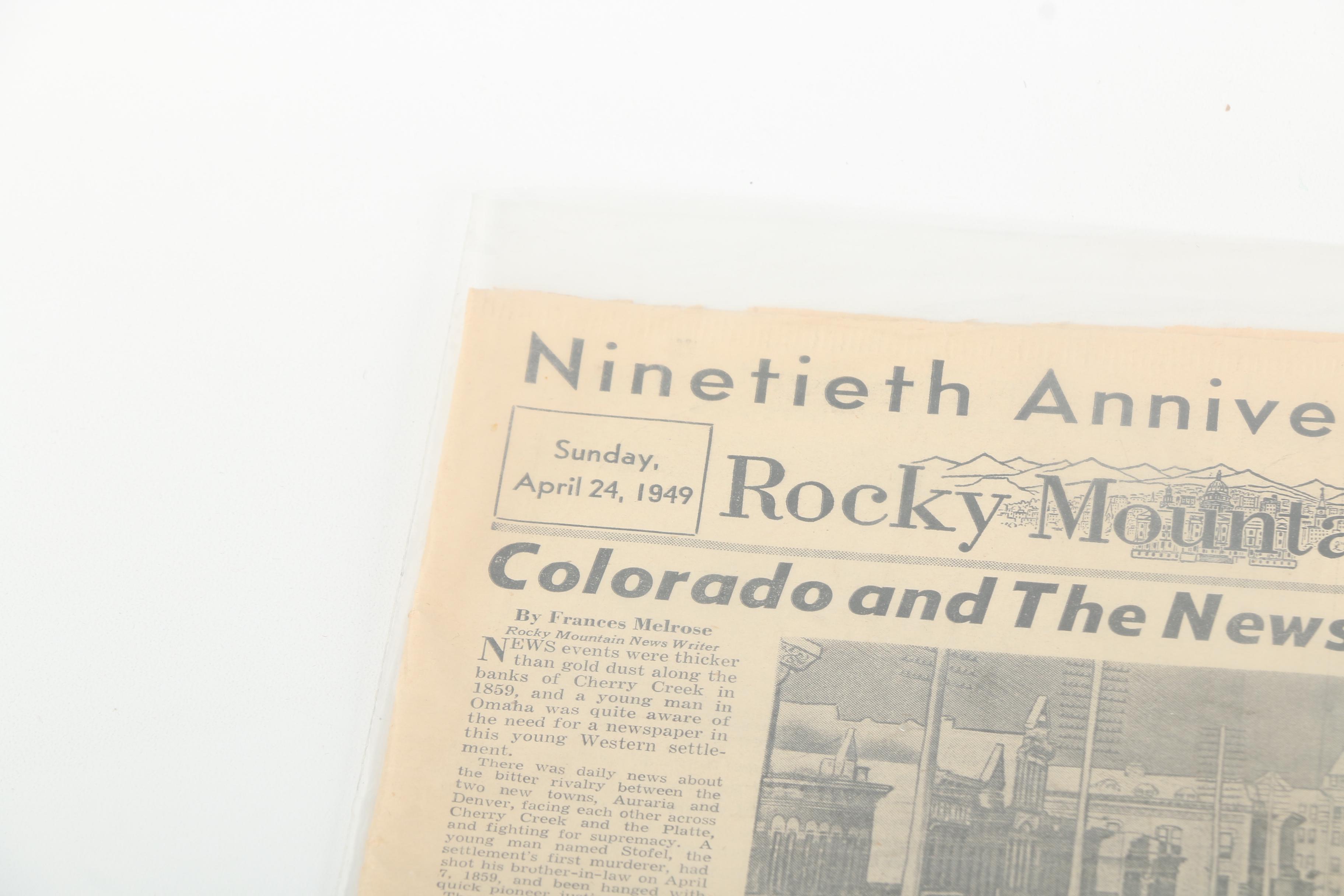 1930s–1950s Car Advertisements, Newspaper Comics and Other Ephemera