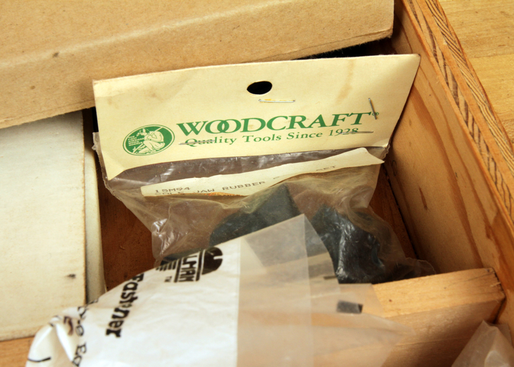 Woodworking Tools Including Nova Scroll Chuck and Calipers