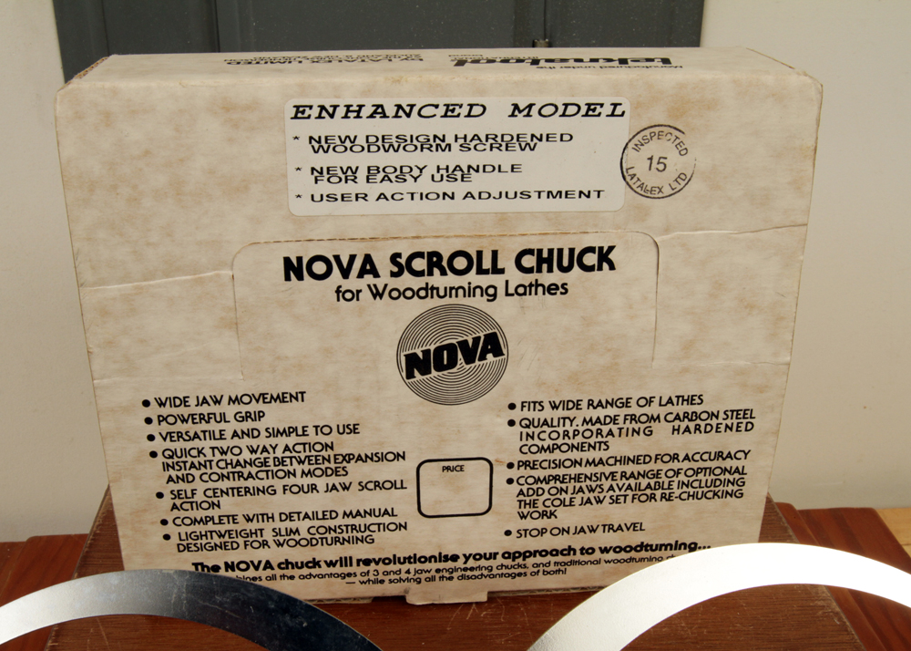 Woodworking Tools Including Nova Scroll Chuck and Calipers