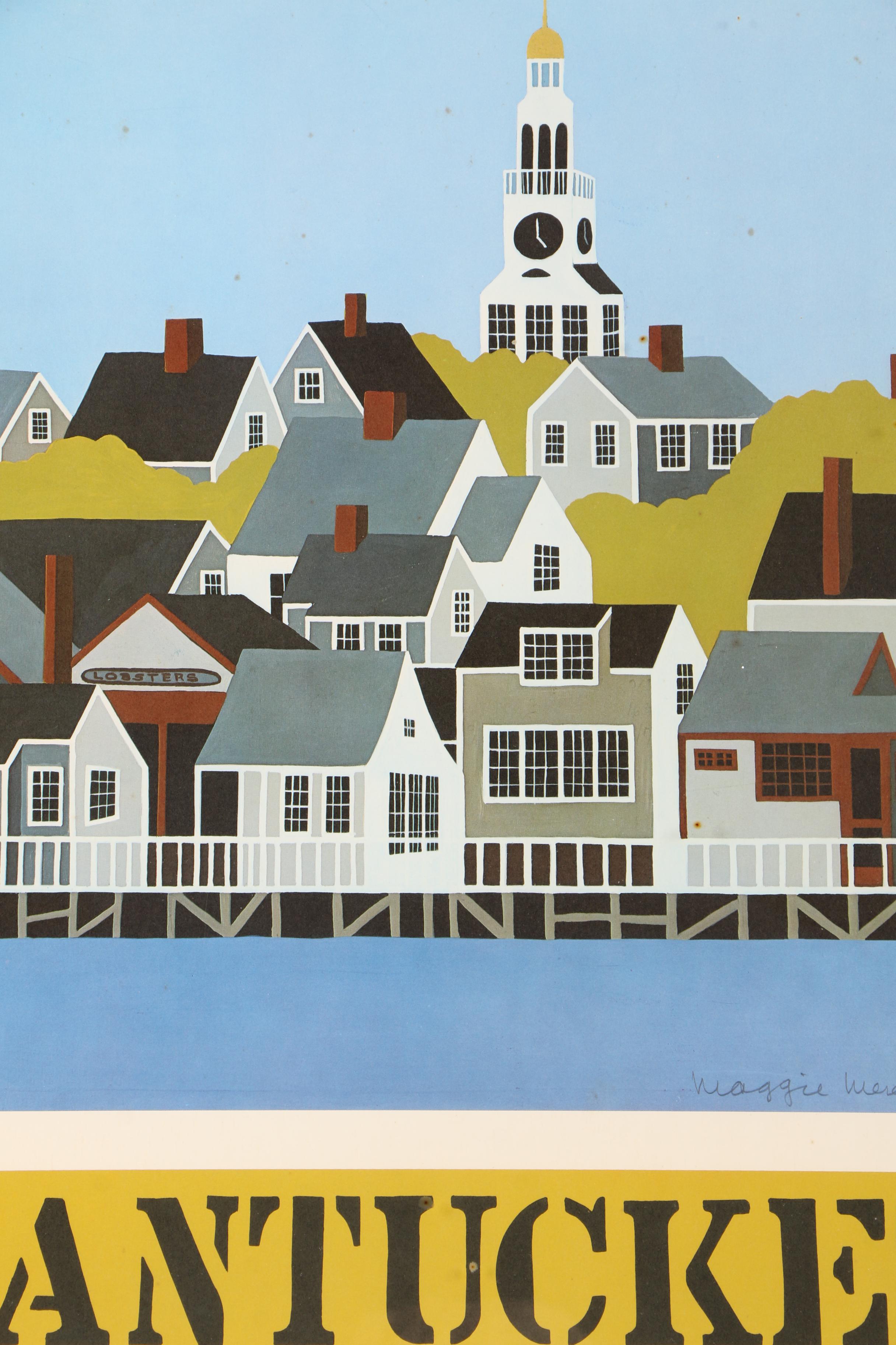 Maggie Meredith Offset Lithograph Print on Paper "Nantucket"