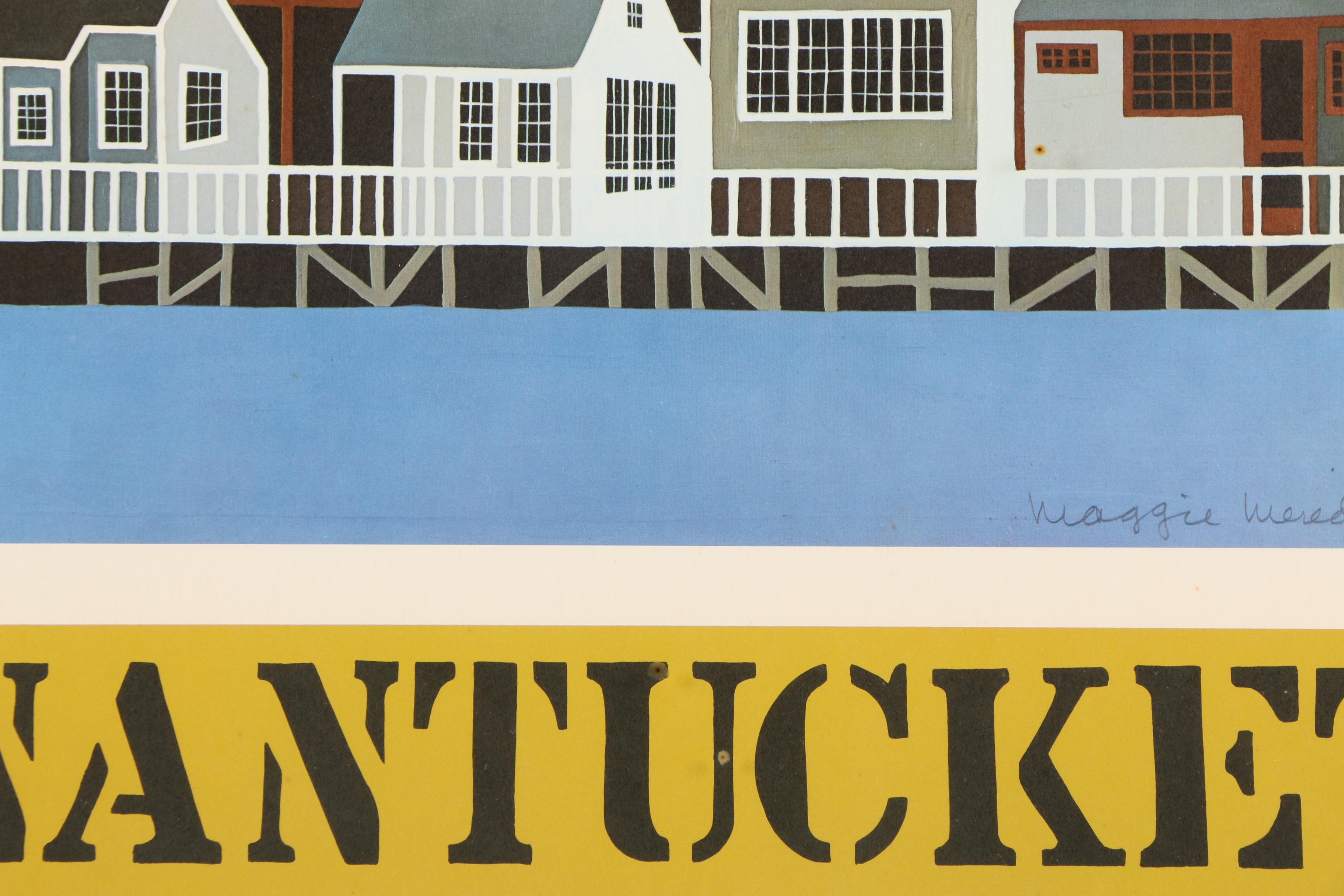 Maggie Meredith Offset Lithograph Print on Paper "Nantucket"