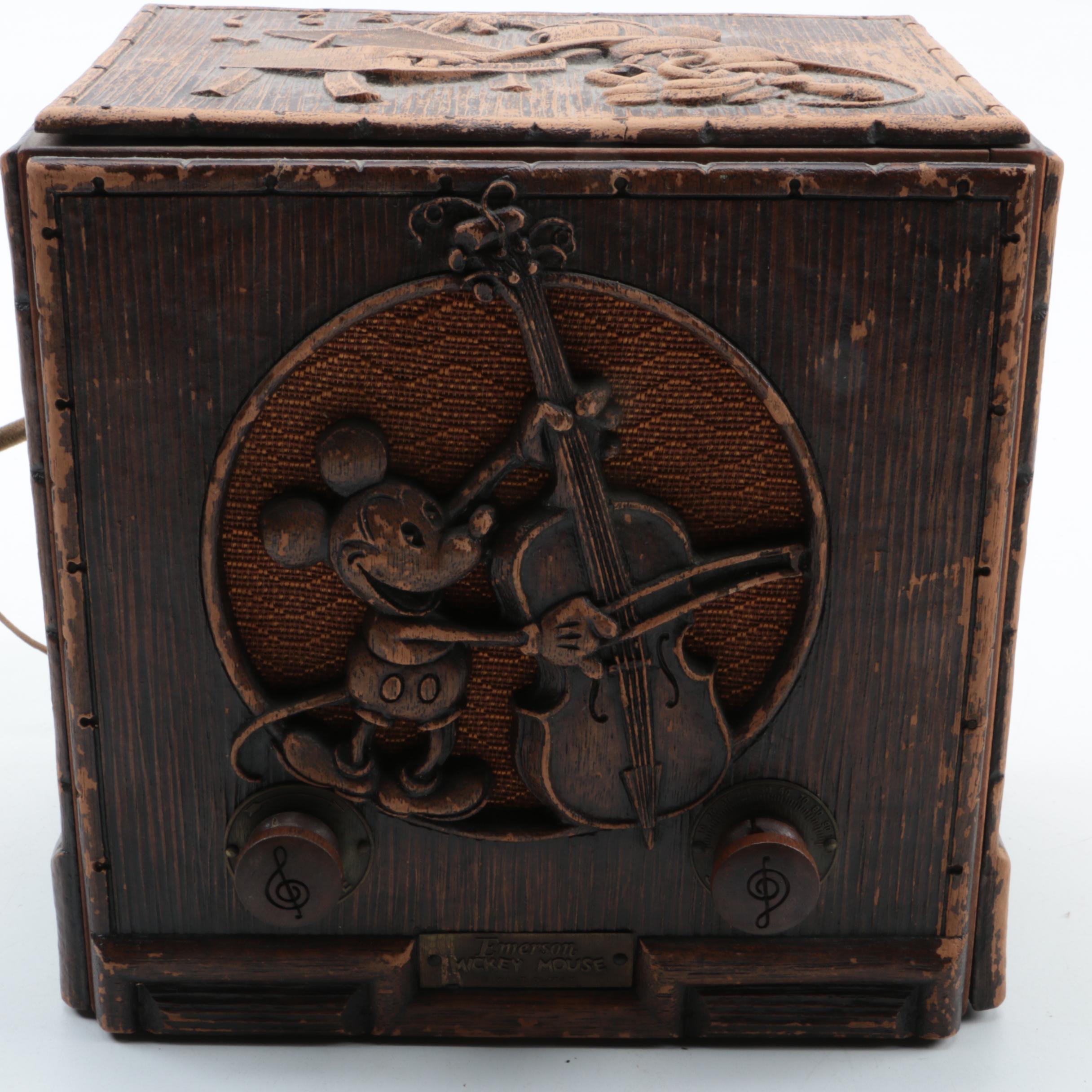 Vintage Emerson Mickey Mouse Radio