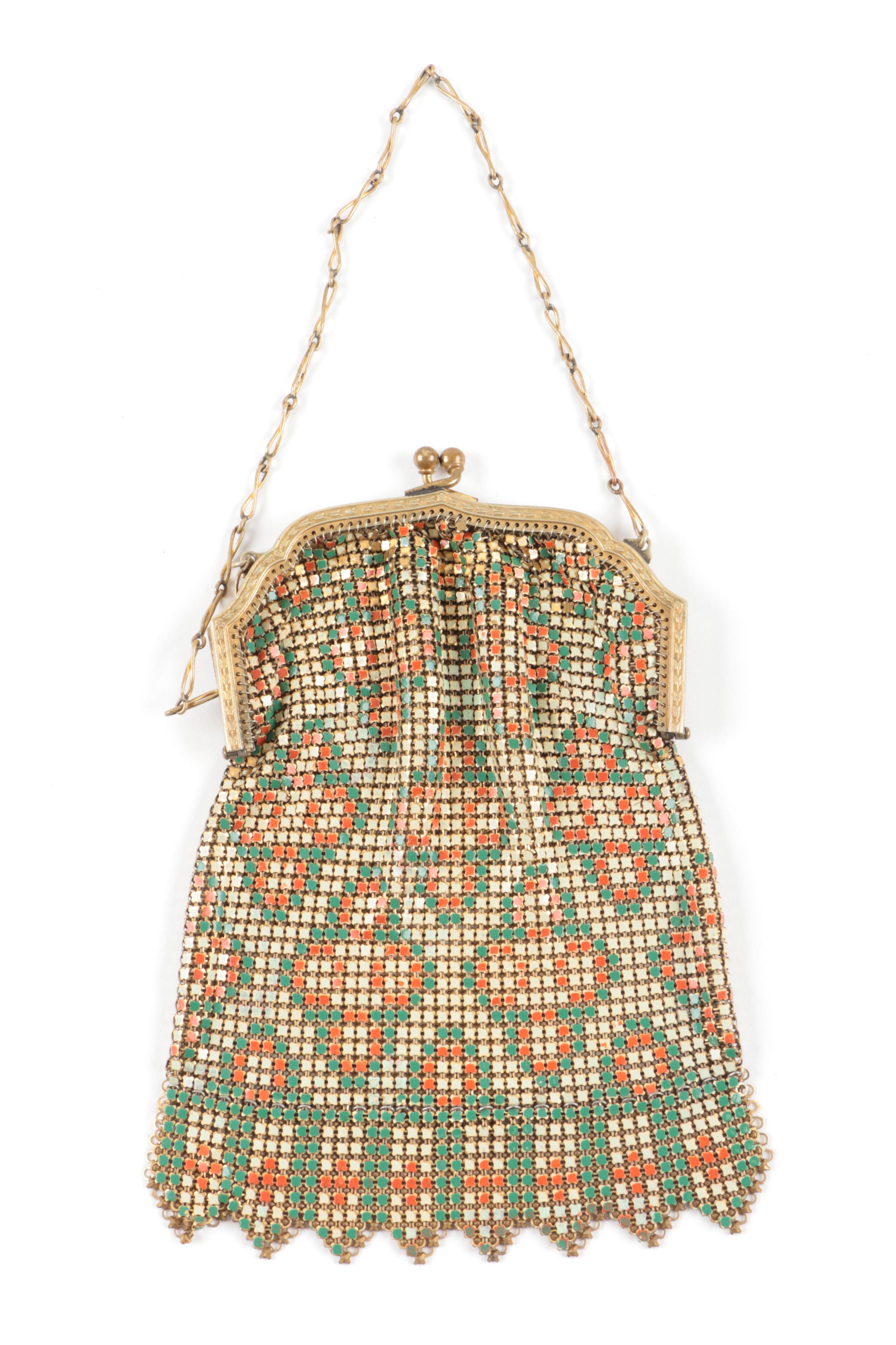 Vintage Embellished and Metal Mesh Handbags Including Whiting & Davis