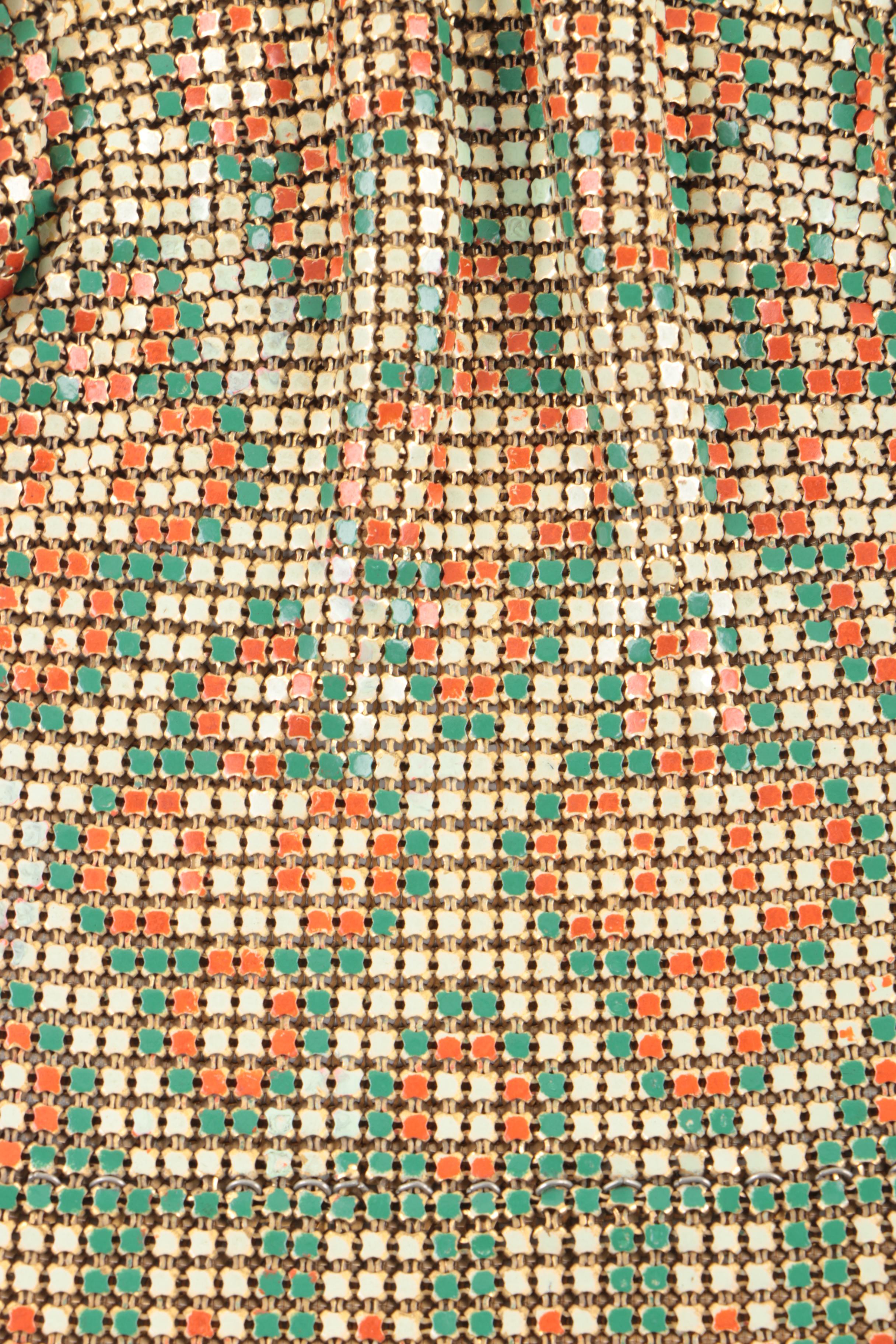 Vintage Embellished and Metal Mesh Handbags Including Whiting & Davis