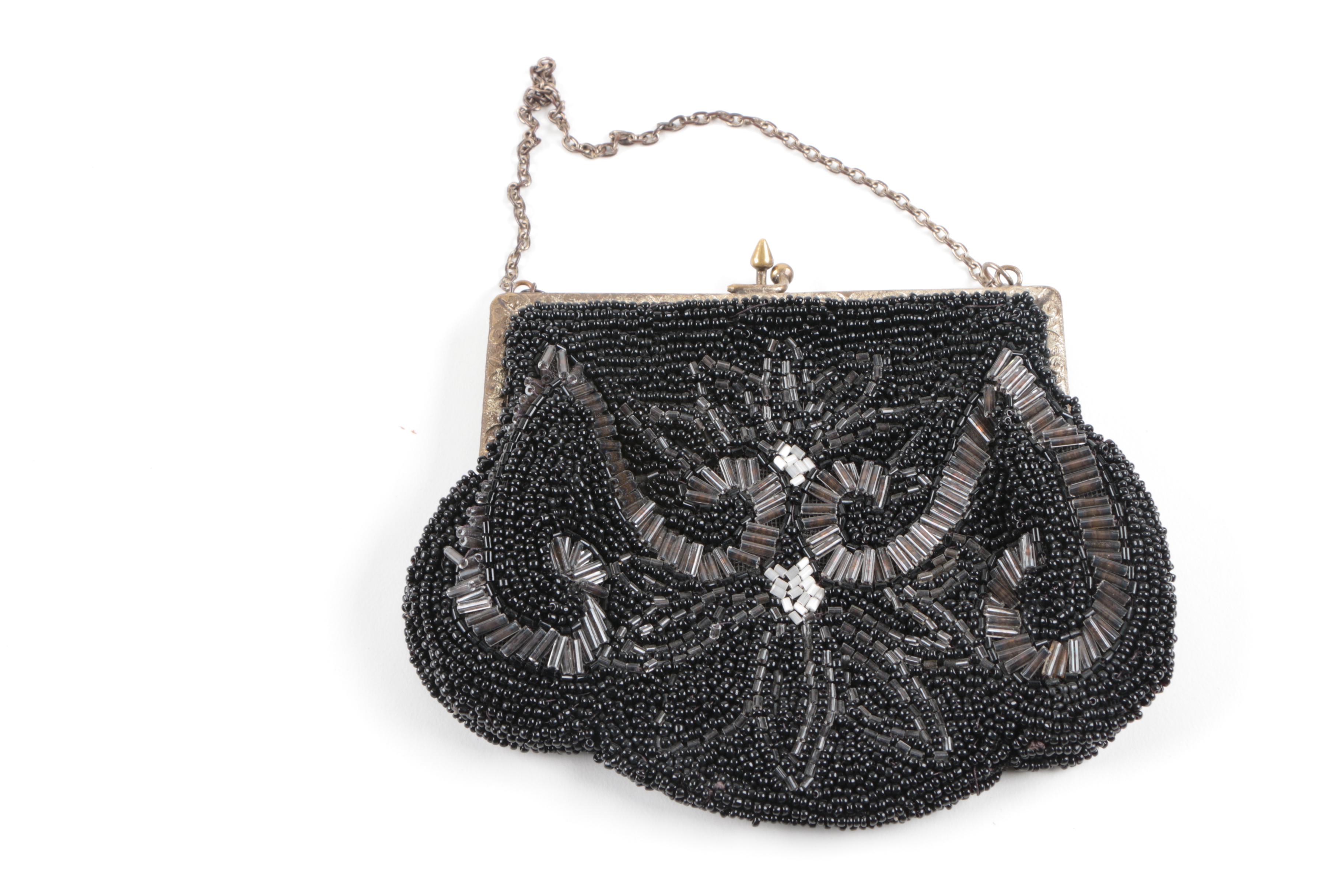 Vintage Embellished and Metal Mesh Handbags Including Whiting & Davis
