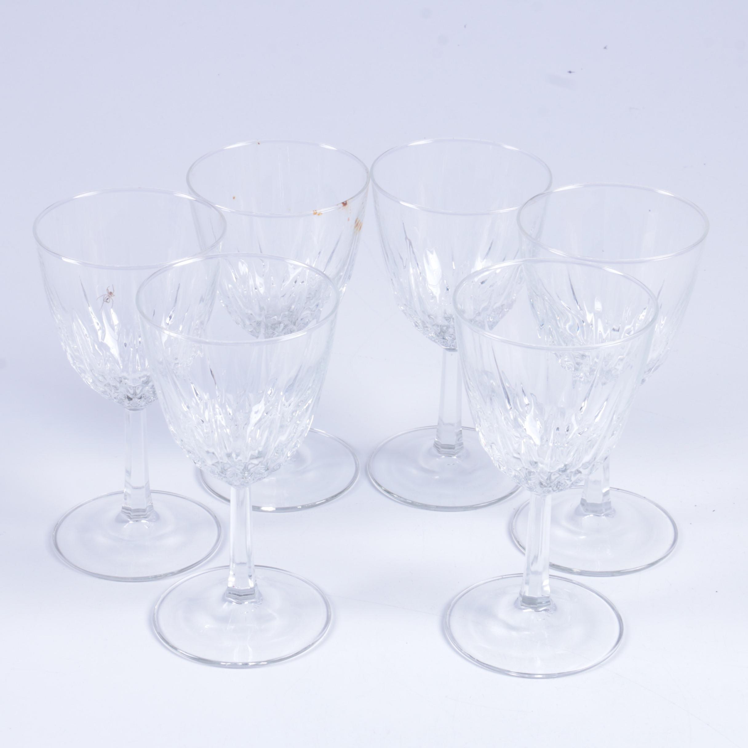 French Crystal Wine Glasses