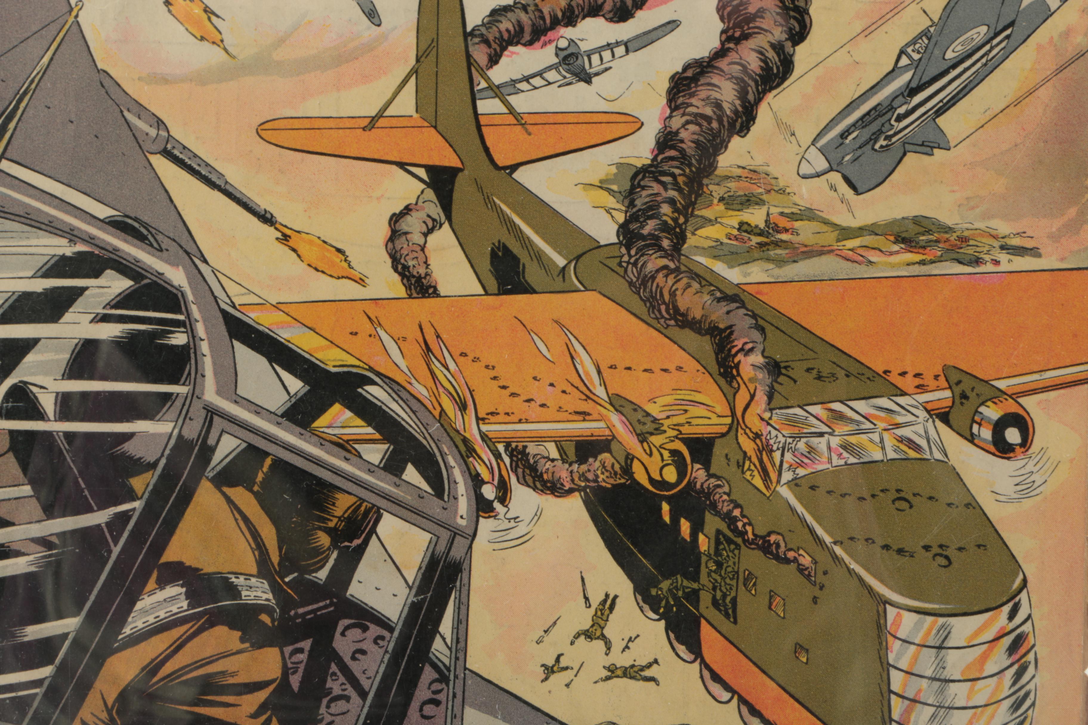 1943 World War II Comic Book "Wings Comics" #40 by Fiction House