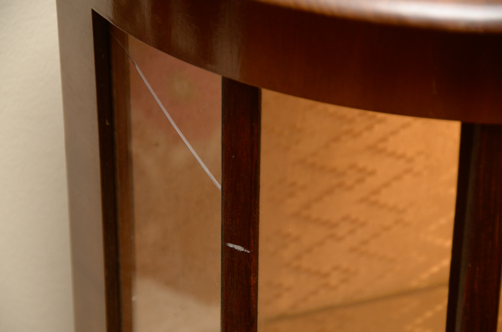 Vintage Art Deco Style Lighted Vitrine