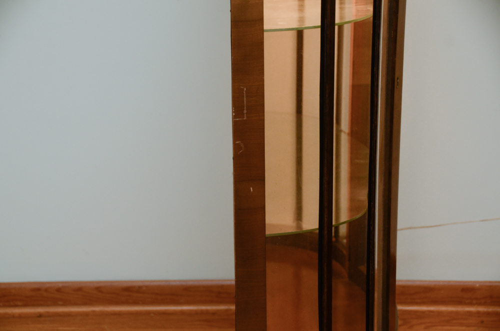 Vintage Art Deco Style Lighted Vitrine