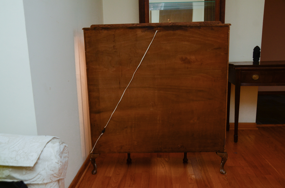 Vintage Art Deco Style Lighted Vitrine