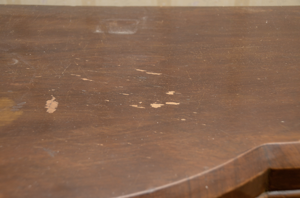 Vintage English Art Deco Walnut Display Cabinet