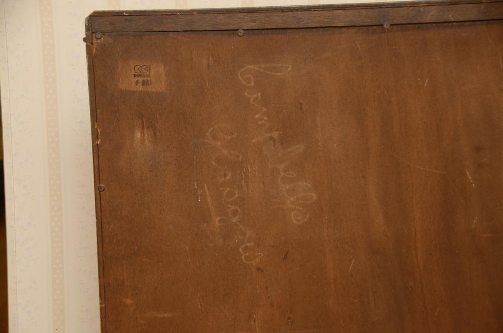 Vintage English Art Deco Walnut Display Cabinet