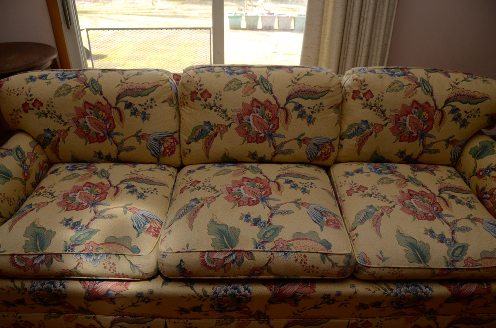 Vintage "Sovereign Upholstery" Sofa by Hickory Chair