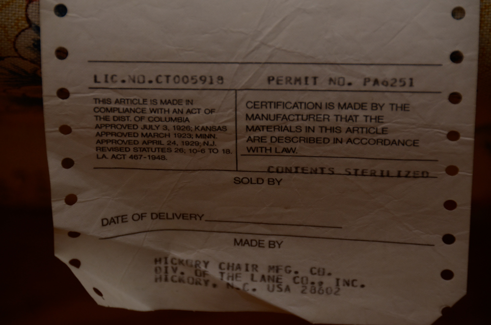 Vintage "Sovereign Upholstery" Sofa by Hickory Chair