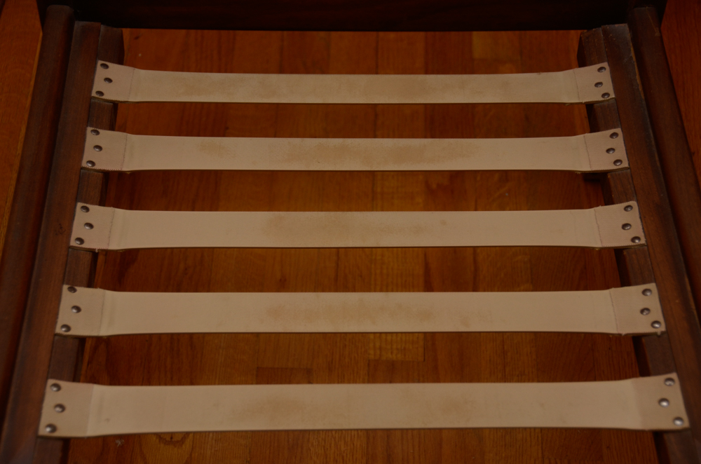 Vintage Danish Modern High Back Armchair