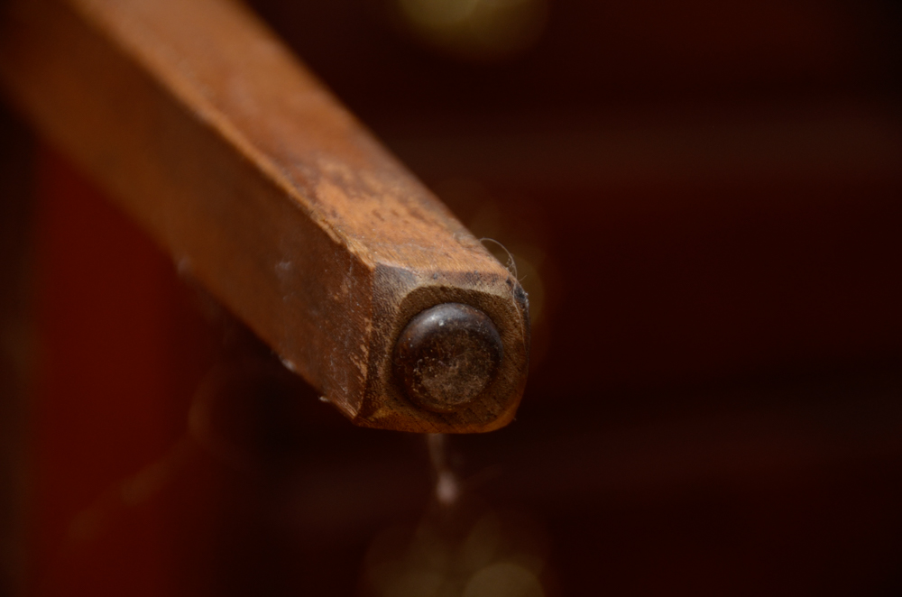 Vintage Danish Modern High Back Armchair