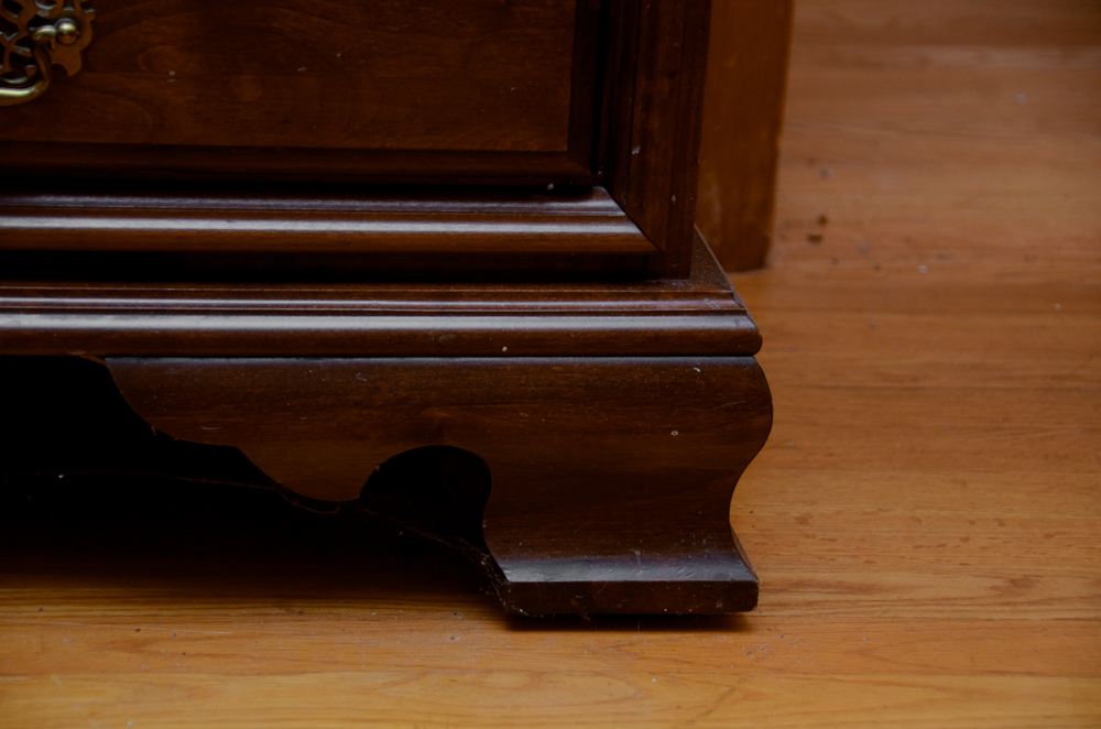 Vintage Chippendale Style Nightstands and Entertainment Console