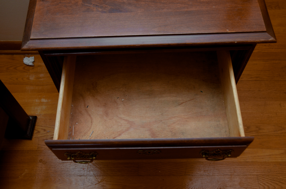 Vintage Chippendale Style Nightstands and Entertainment Console