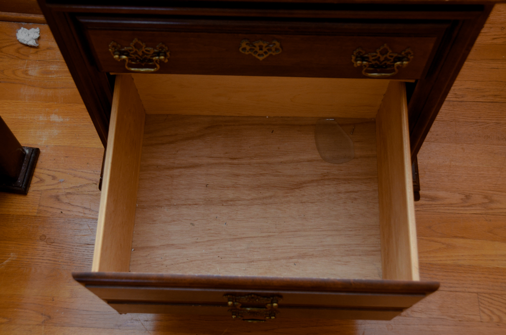 Vintage Chippendale Style Nightstands and Entertainment Console