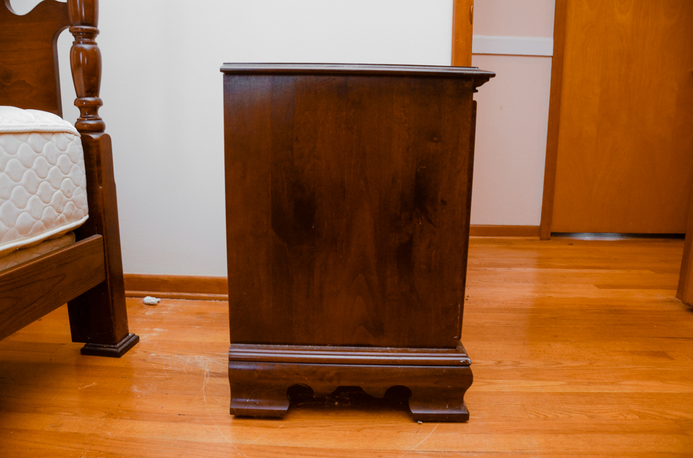 Vintage Chippendale Style Nightstands and Entertainment Console