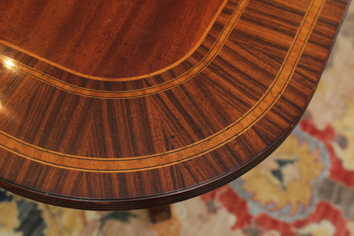 Federal Style Dining Table from Baker Furniture and Chippendale Style Chairs