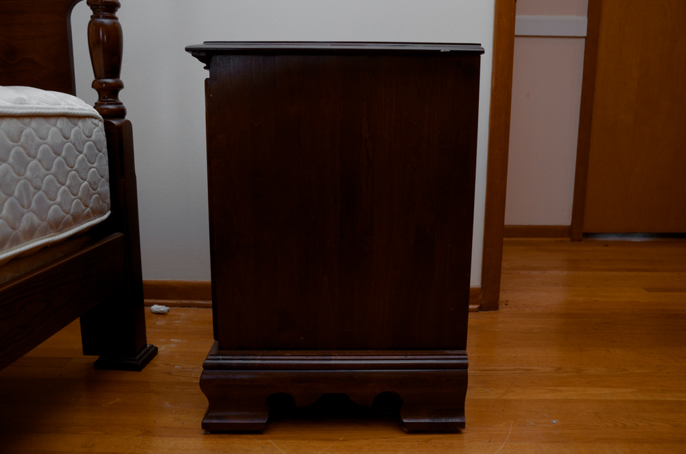 Vintage Chippendale Style Nightstands and Entertainment Console