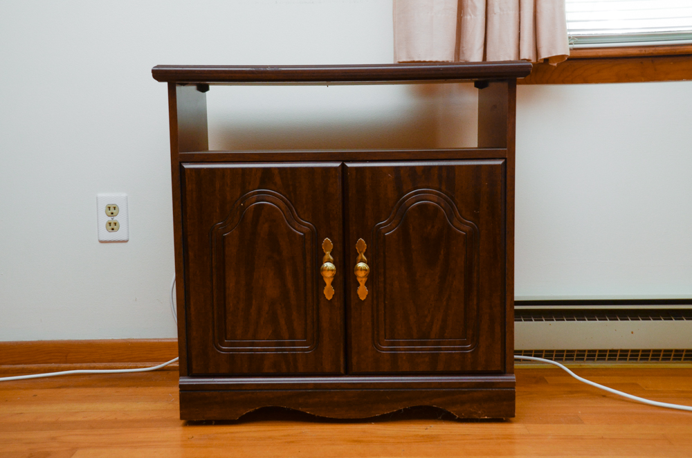 Vintage Chippendale Style Nightstands and Entertainment Console