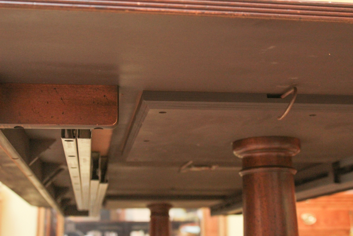 Federal Style Dining Table from Baker Furniture and Chippendale Style Chairs