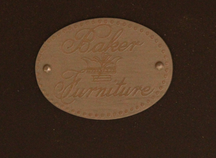 Federal Style Dining Table from Baker Furniture and Chippendale Style Chairs