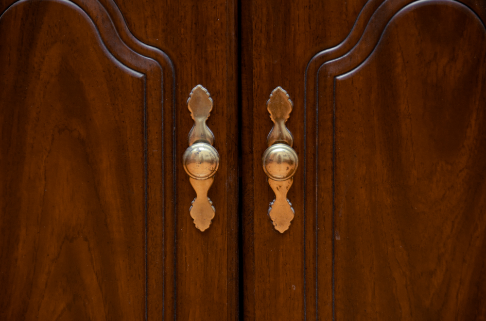 Vintage Chippendale Style Nightstands and Entertainment Console