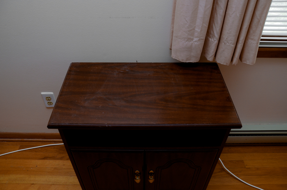 Vintage Chippendale Style Nightstands and Entertainment Console