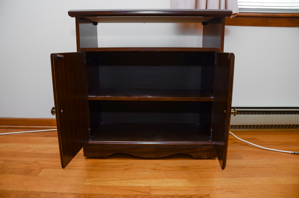 Vintage Chippendale Style Nightstands and Entertainment Console