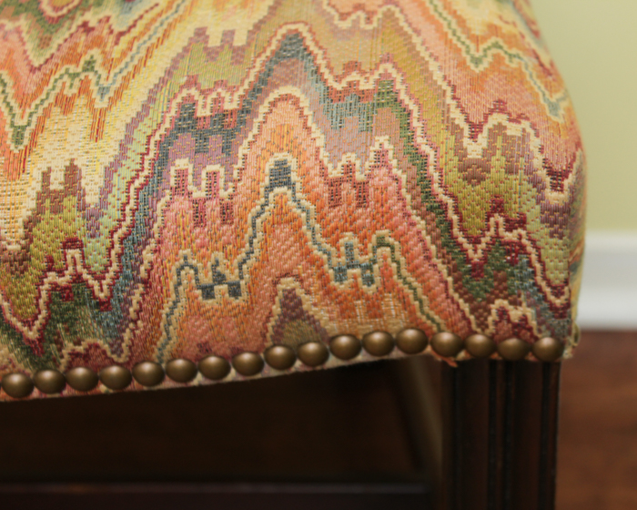 Federal Style Dining Table from Baker Furniture and Chippendale Style Chairs