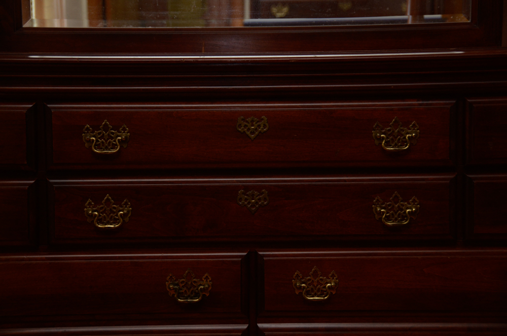 Federal Style Dresser with Mirror